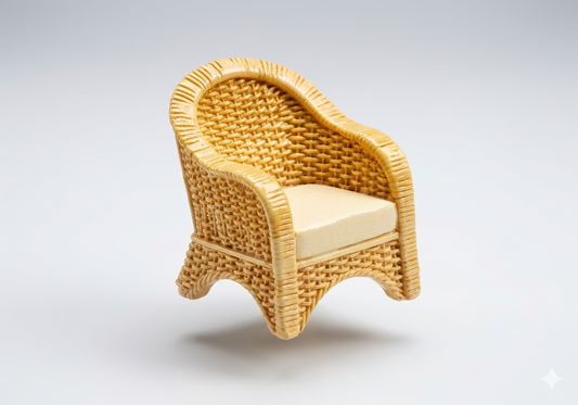 Wicker Patio Miniature Set (2 Pieces)