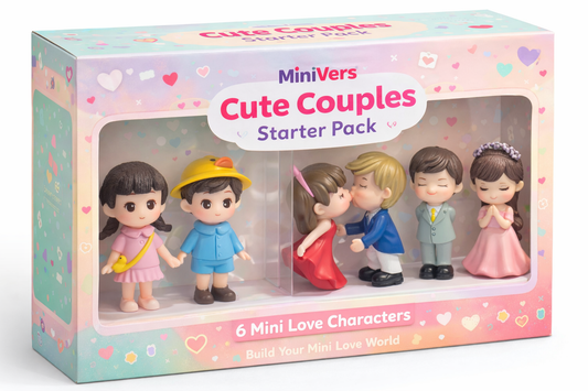 Cute Couples Miniature Bundle (6 Pieces in 1)
