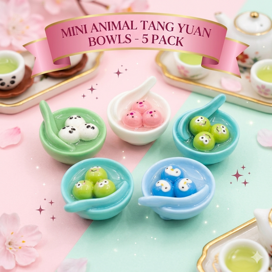 Mini Animal Tang Yuan Bowls