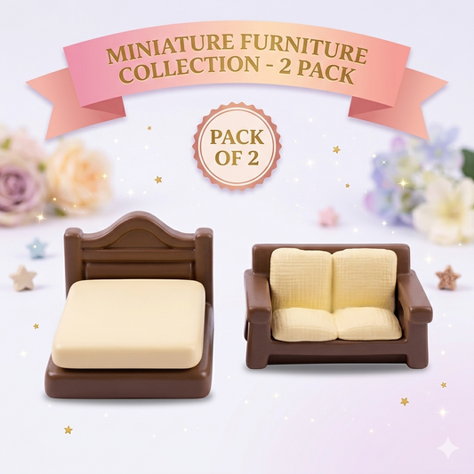 Miniature Furniture Collection (Pack of 2)